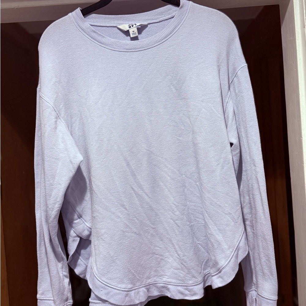 Joy Lab light blue high-low pullover - Picture 3 of 6